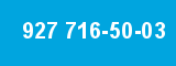 927 716-50-03
